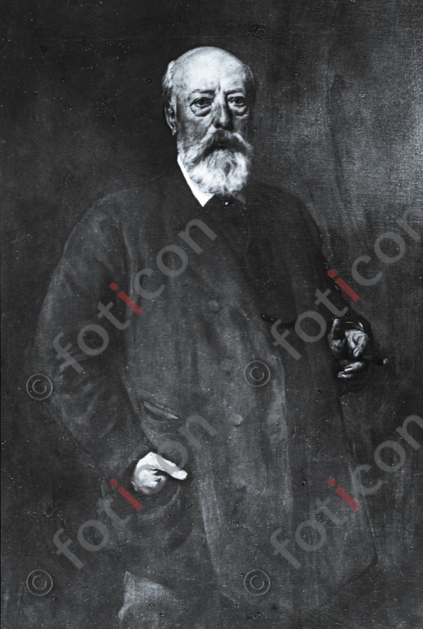 Portrait von Andreas Achenbach ; Portrait of Andreas Achenbach (foticon-simon-340-010-sw.jpg)